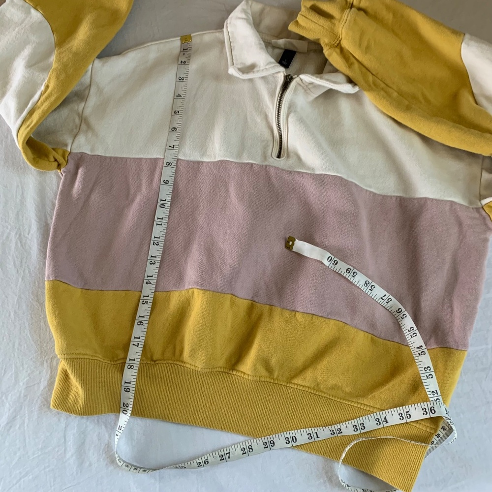 Universal Thread Small Quarter Zip Collared Color… - image 10